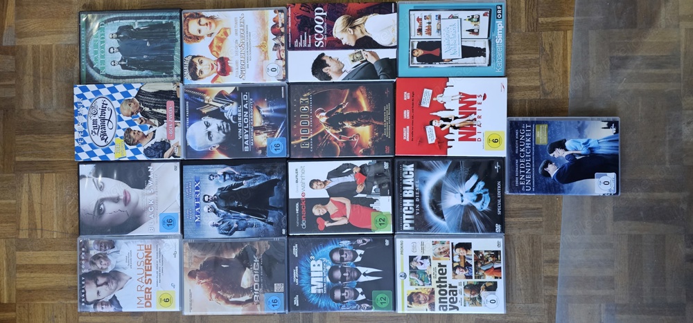 DVDs stück 1 Euro 