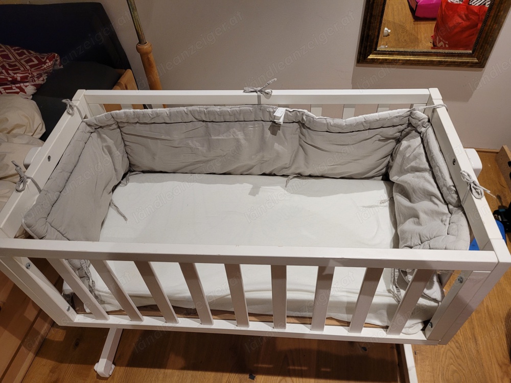 Babybett weiß zu verschenken