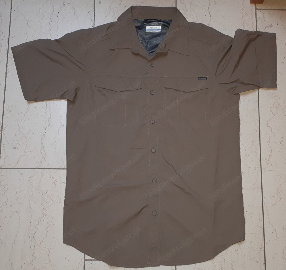 Columbia Herren Wanderhemd Shirt, kurzarm, Größe S