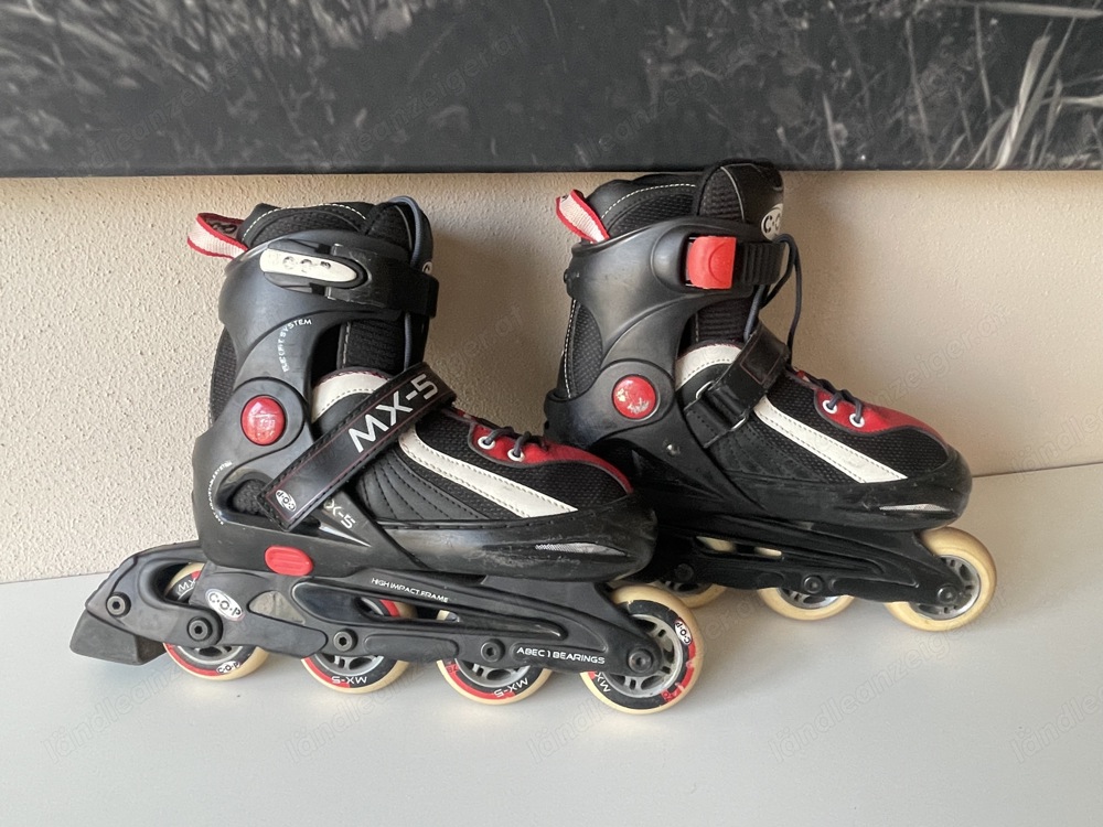 Inline Skates - C.O.P MX-5 - größenverstellbar 36-39 - schwarz