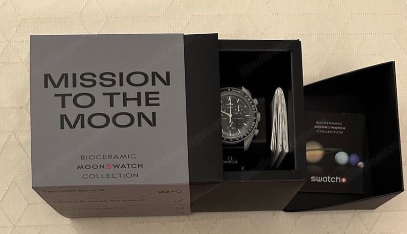 Omega Swatch Mission to the Moon Moonswatch NEU