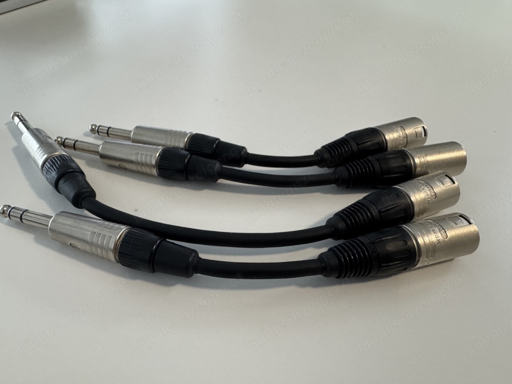 Patchkabel Neutrik Klinke Stereo XLR