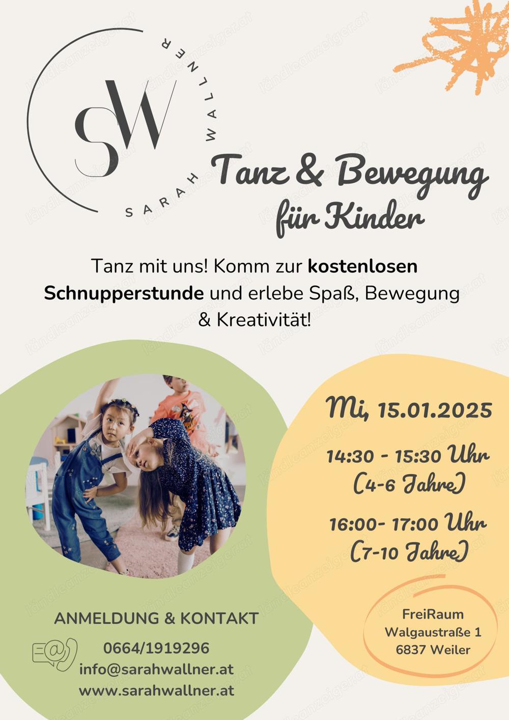 Tanz & Bewegung für Kinder 