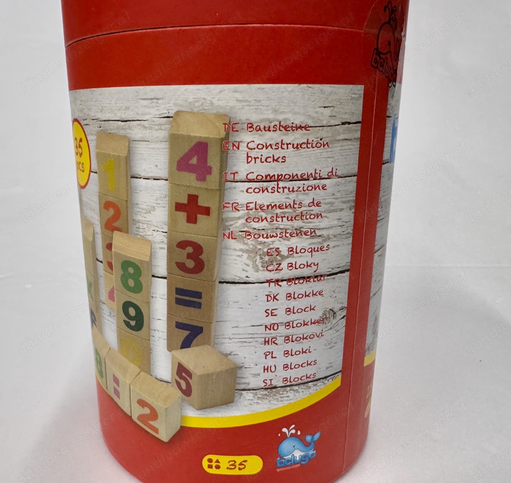 Beluga Spielwaren Spielzeug Holzbausteine (NEU)