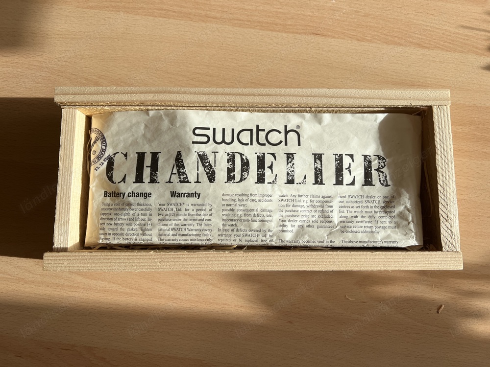 Swatch Chandelier Uhr 