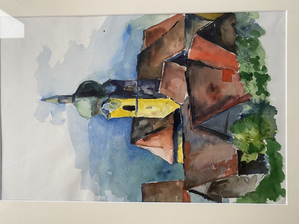 Aquarell Armin Pramstaller Dornbirn, original