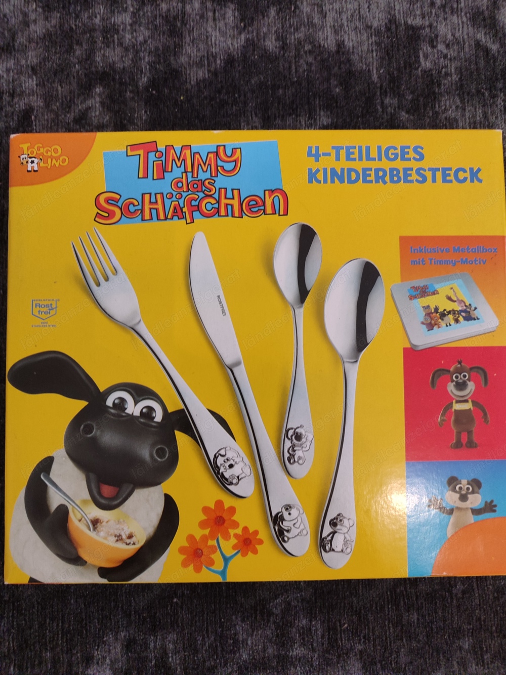 Kinderbesteck 4 teilig original verpackt 