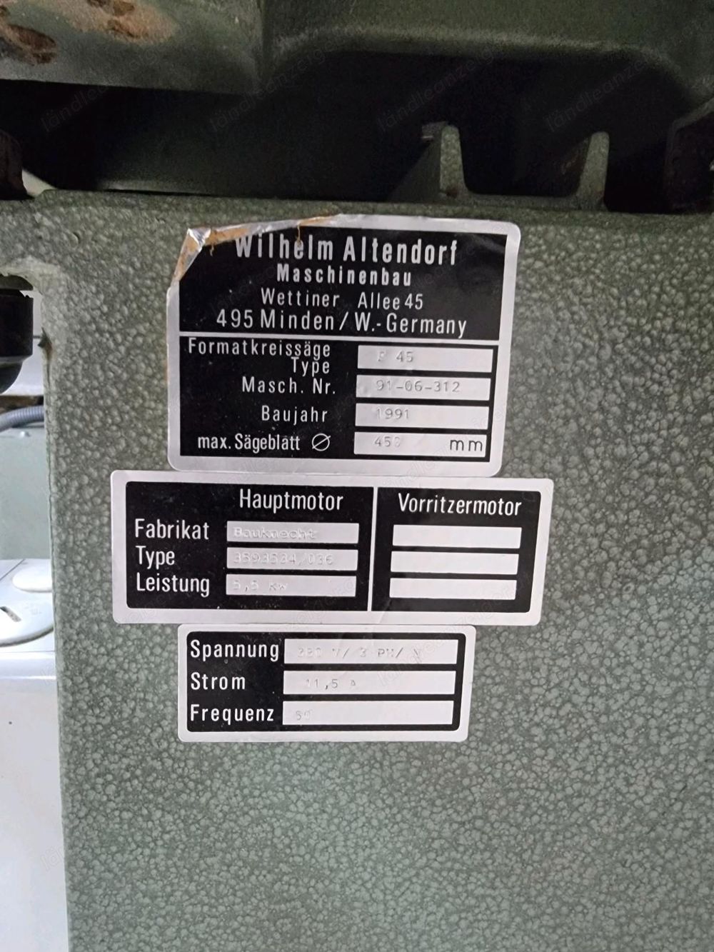 Altendorf F45