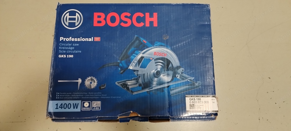 BOSCH Kreissäge GKS 190 Professional