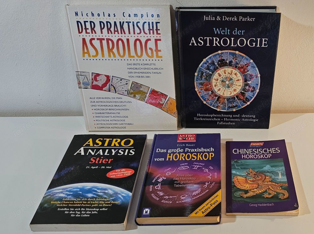 Bücherpaket Astrologie Horoskop 