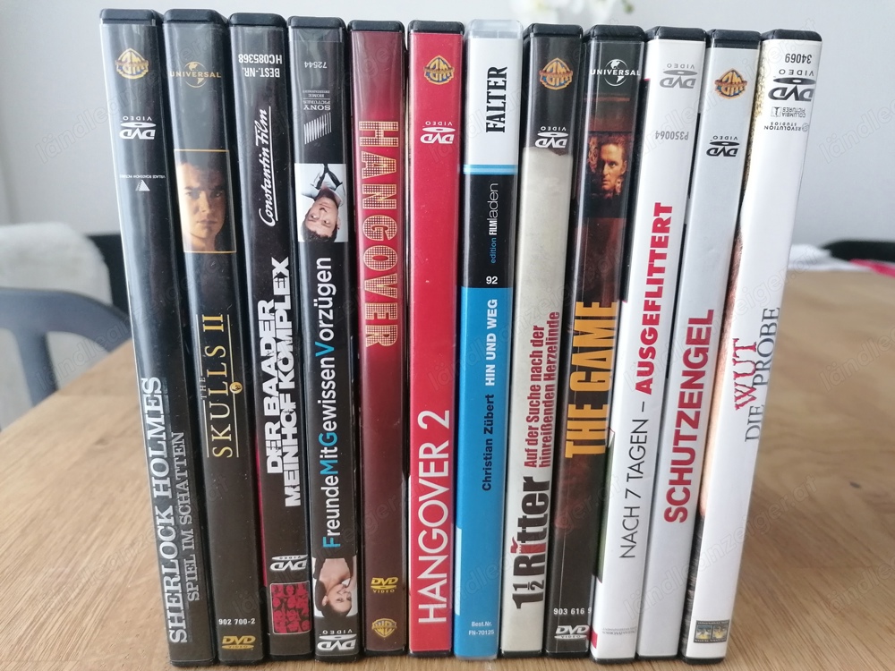 DVDs und Blu Ray