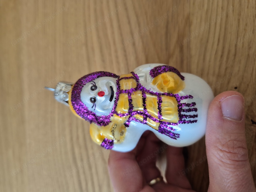 Weihnachtskugel, Deko Schneemann