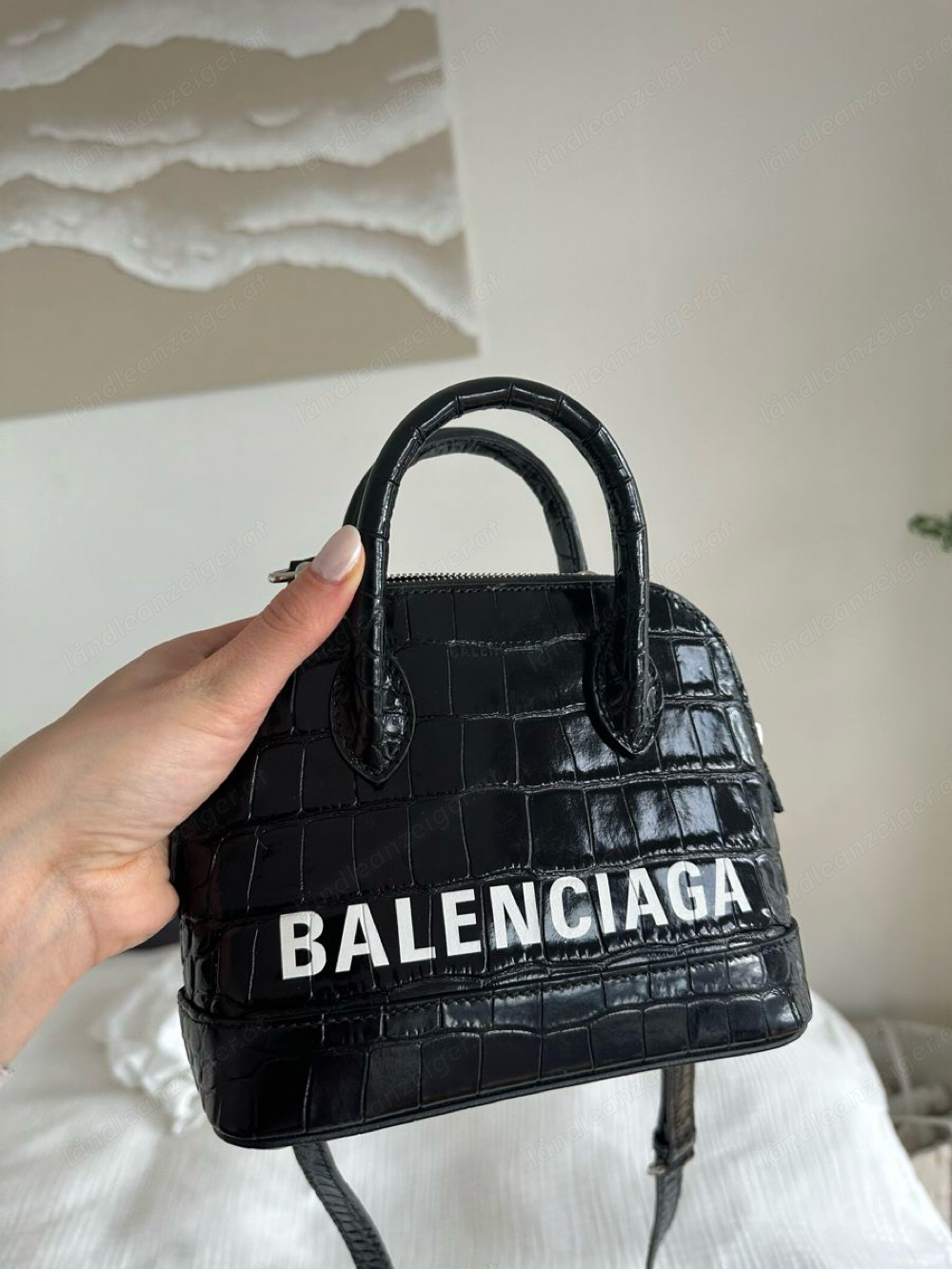 Balenciaga Ville Top Handle Leder Handtasche