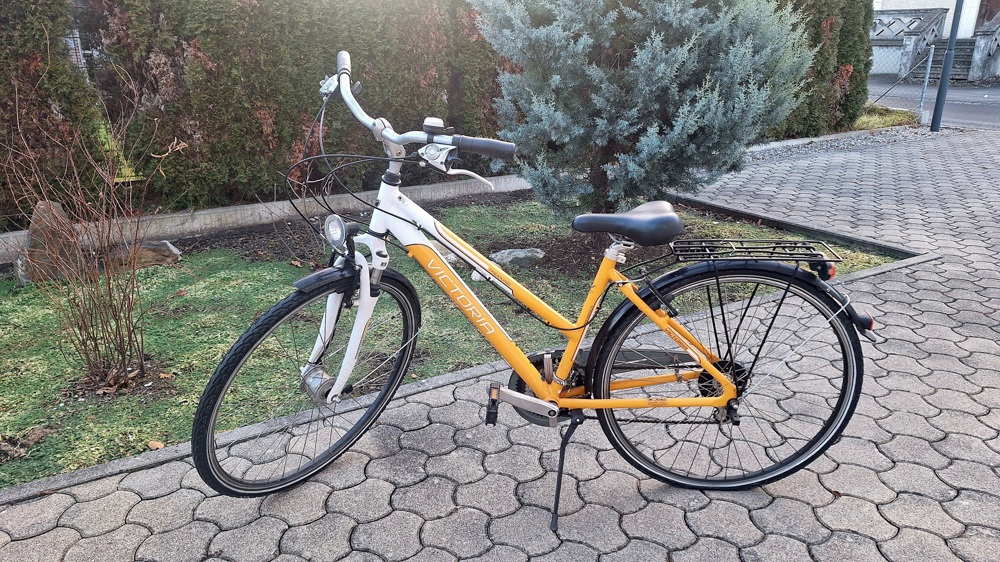 Damen Fahrrad Citybike Victoria mit Stoßdämpfer