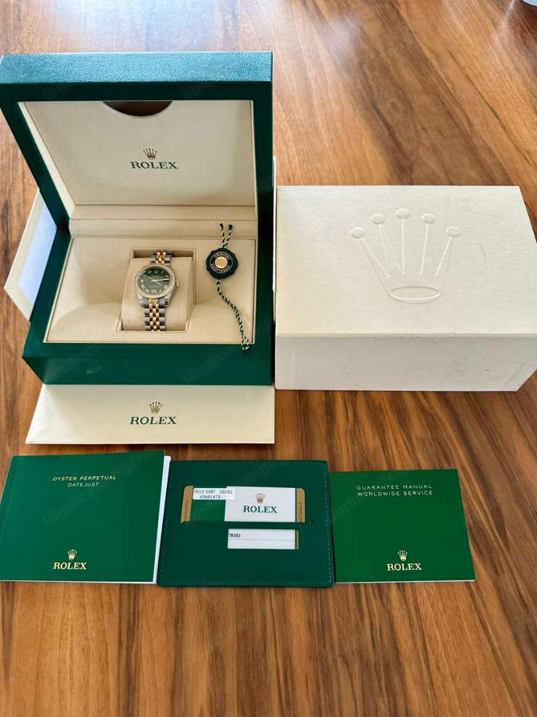 Rolex Datejust 31 Green Dial Women's Watch 178383