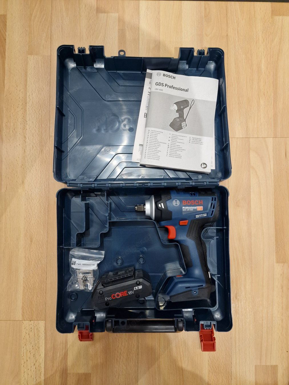 Bosch Professional GDS 18V-400 inkl. 4Ah Pro Core Akku