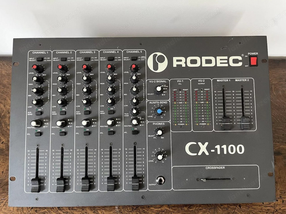 Rodec CX 1100 Analog DJ Mixer