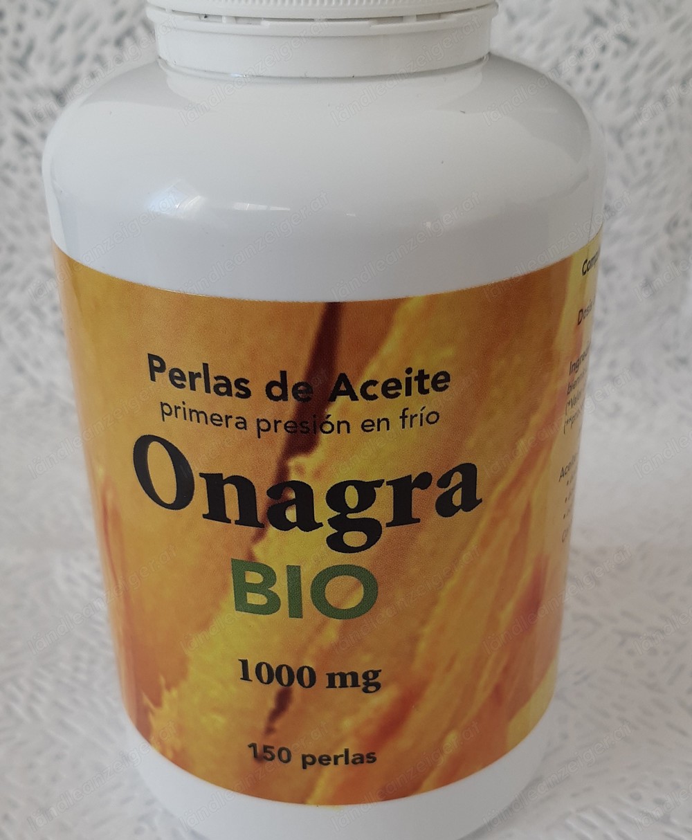 Nachtkerzenöl BIO Qualität, 150 Perlen a 1000mg