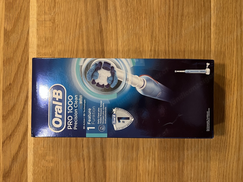 Oral-B PRO 1000 Precision Clean elektrische Zahnbürste   Neuwertig