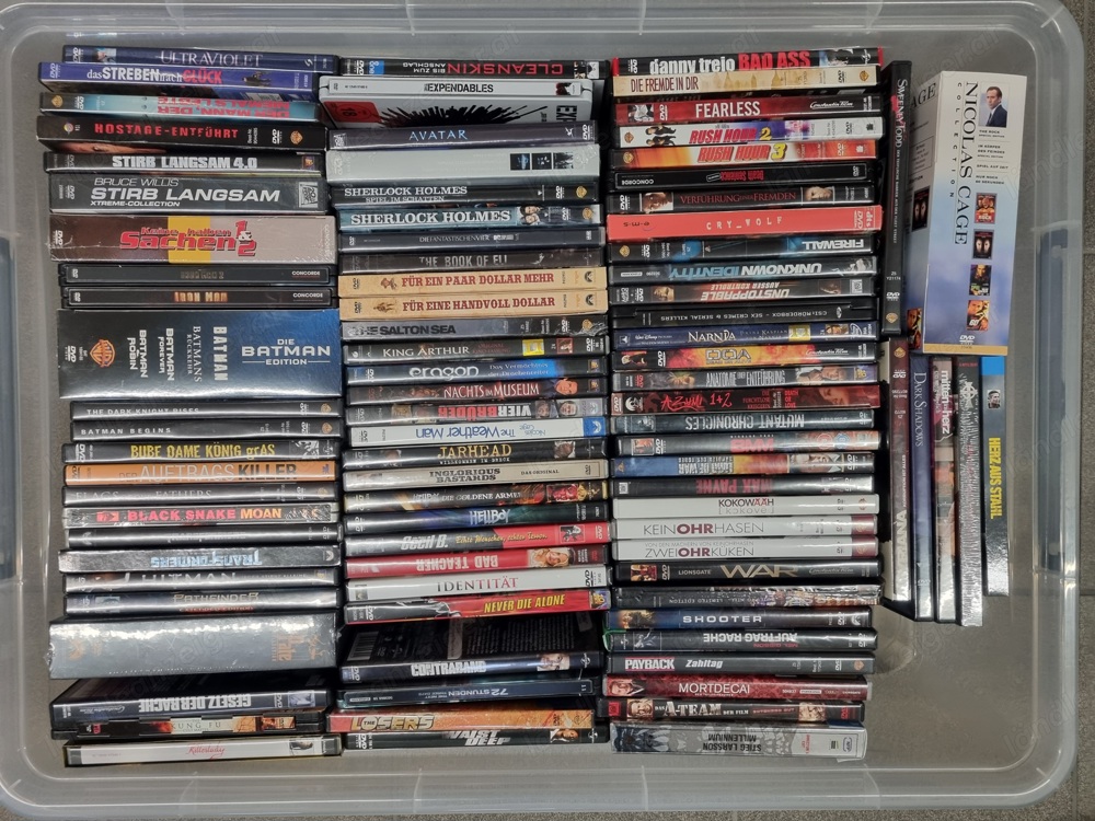 DVD Sammlung inkl. Aufbewahrungsbox