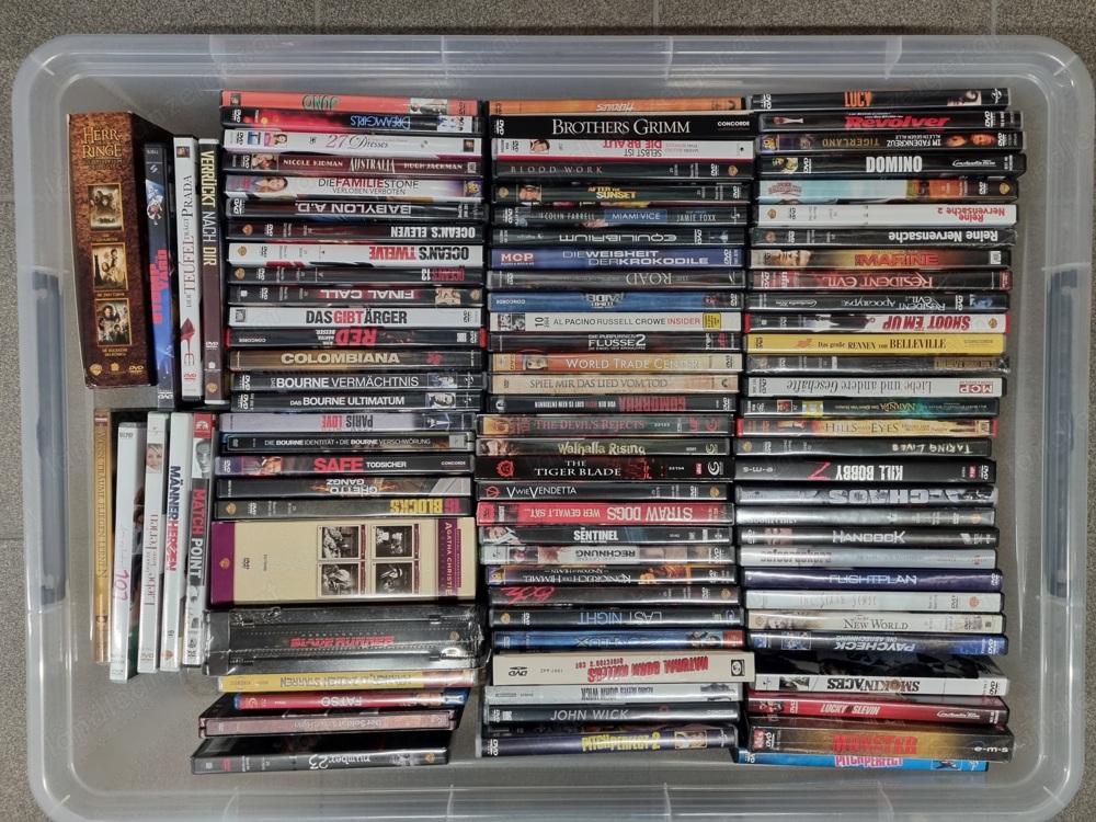 DVD Sammlung inkl. Aufbewahrungsbox