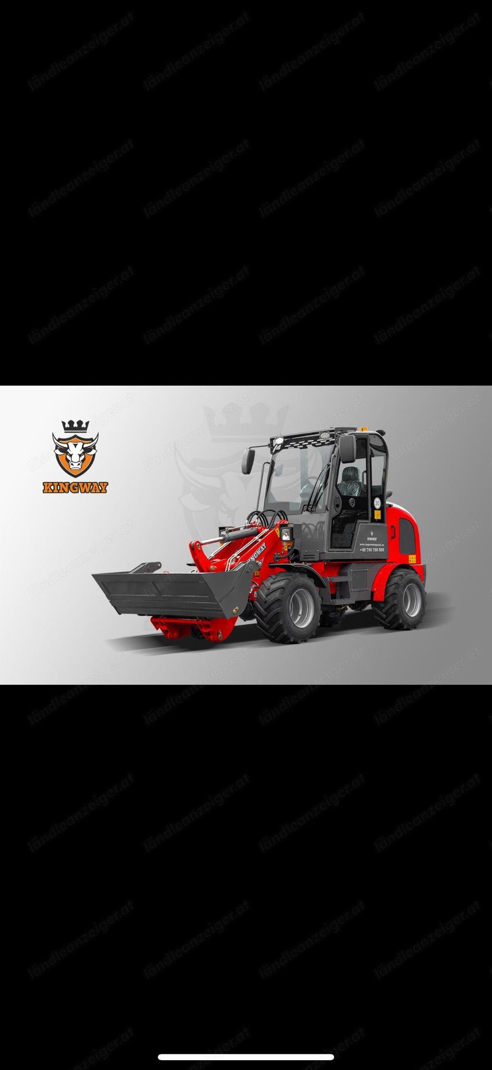  Radlader Kingway Farmer 811   SERVICE  3 Jahre Garantie 