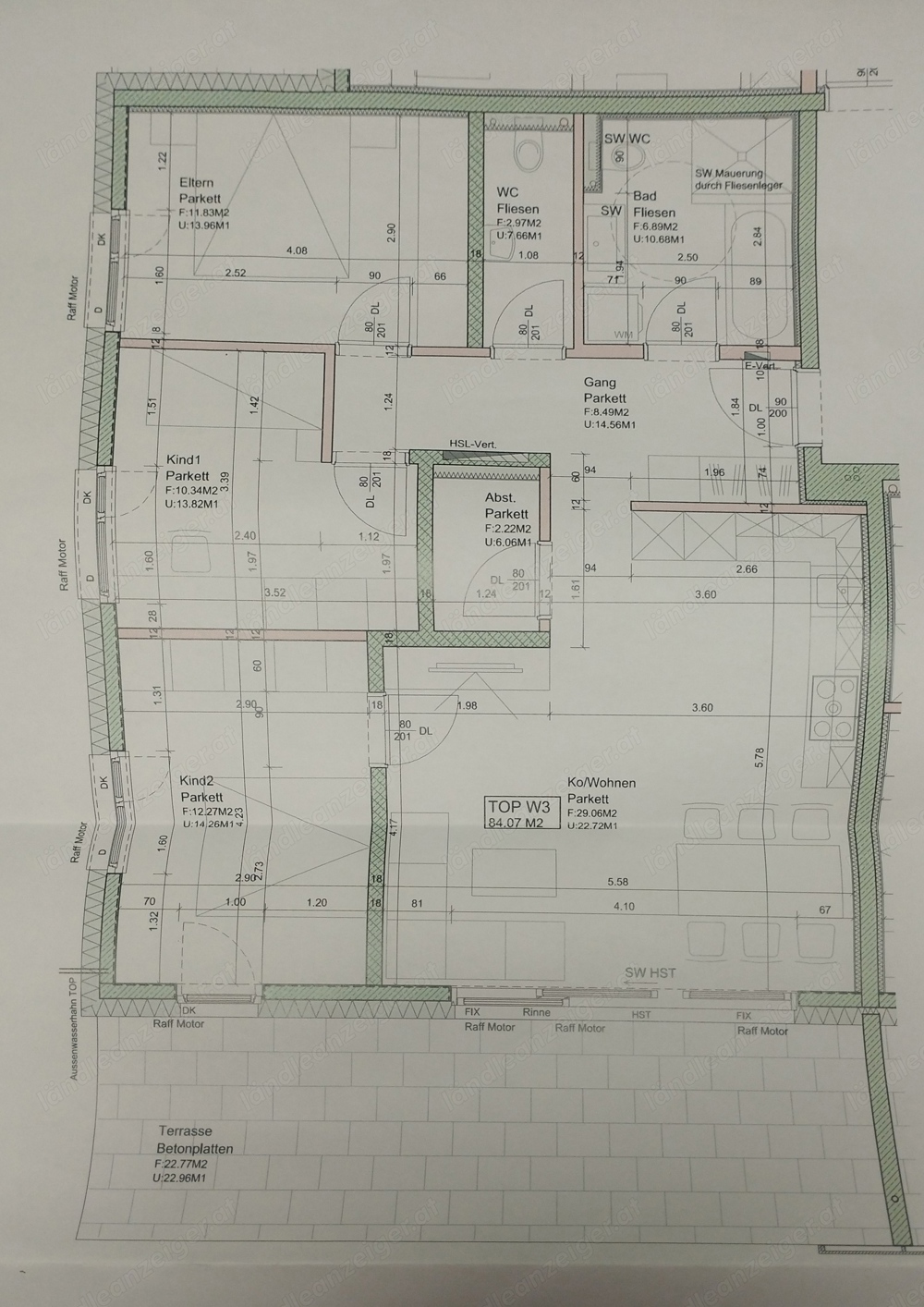 PROVISIONSFREI Neuwertige 4 Zimmerwohnung mit Garten und Terrasse 