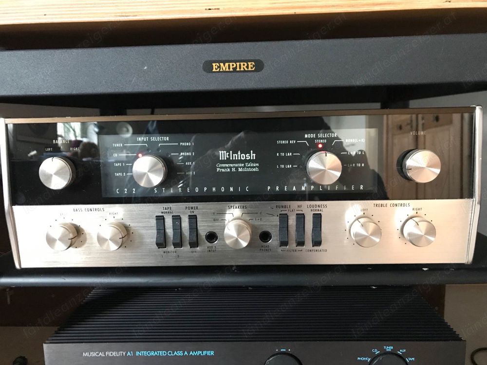 Mcintosh Röhren Vor und Endstufe