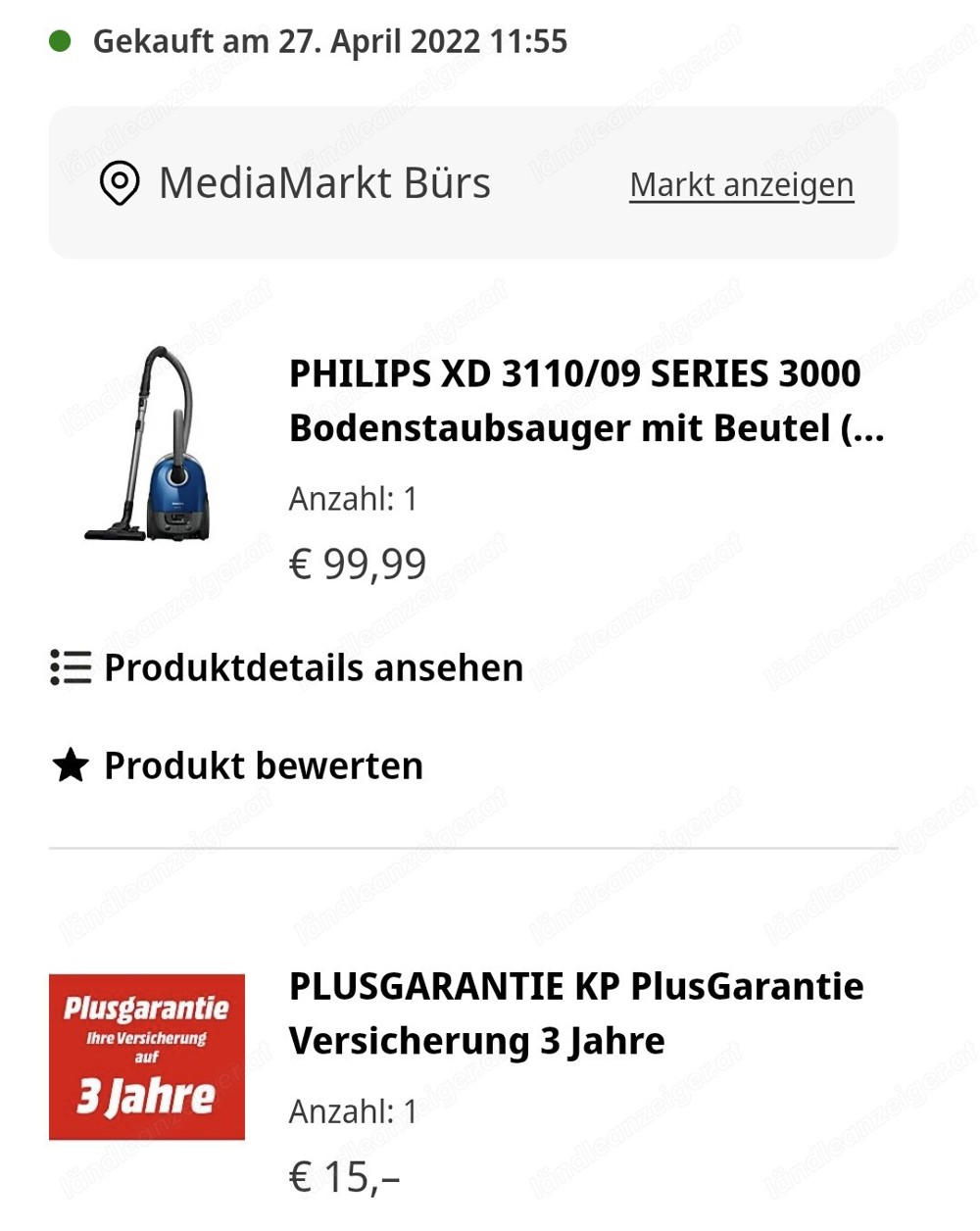 Staubsauger von Philips 