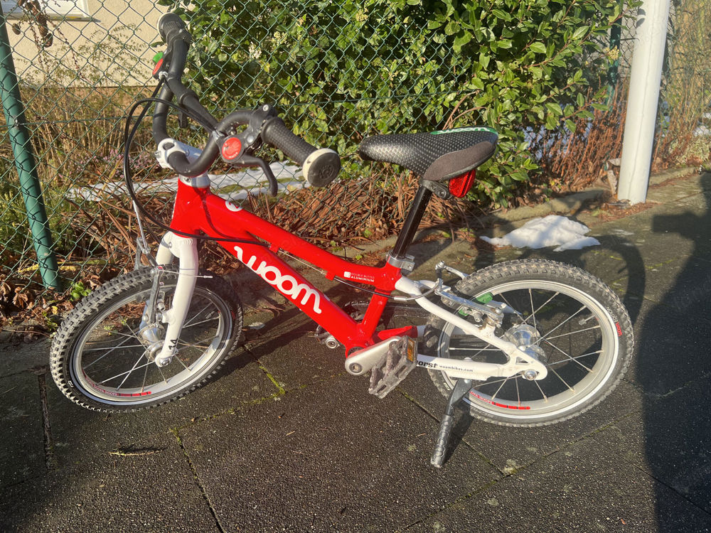 Woom 2 Kinderfahrrad Rot - Sehr guter Zustand - 14 inch