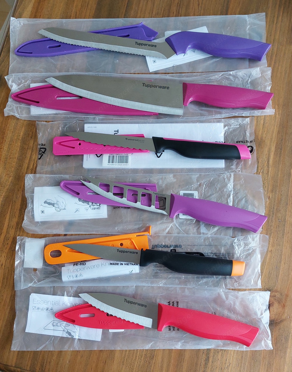 Basic XPert Messer Tupperware NEU