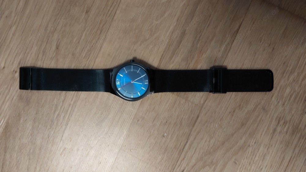 Armbanduhr Bering blau Edelstahl 