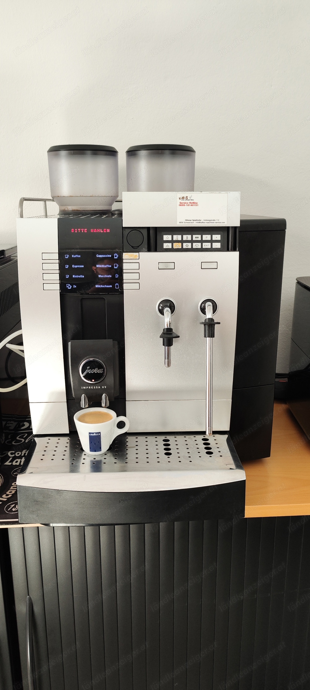 Jura impressa x9 profesional kaffeemaschine 