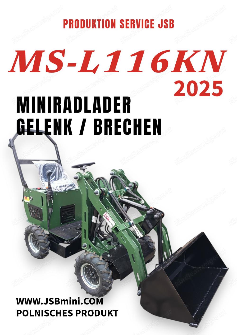 Mini raupenlader MS-TL113 JSB   DE