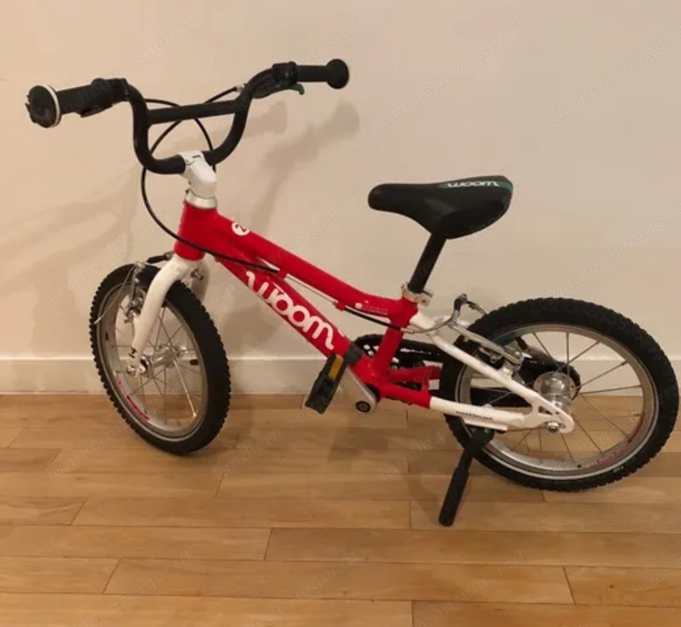 Woom2 Kinderfahrrad Rot 