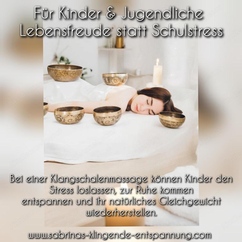 Klangschalenanwendung für Kinder und Jugendliche 