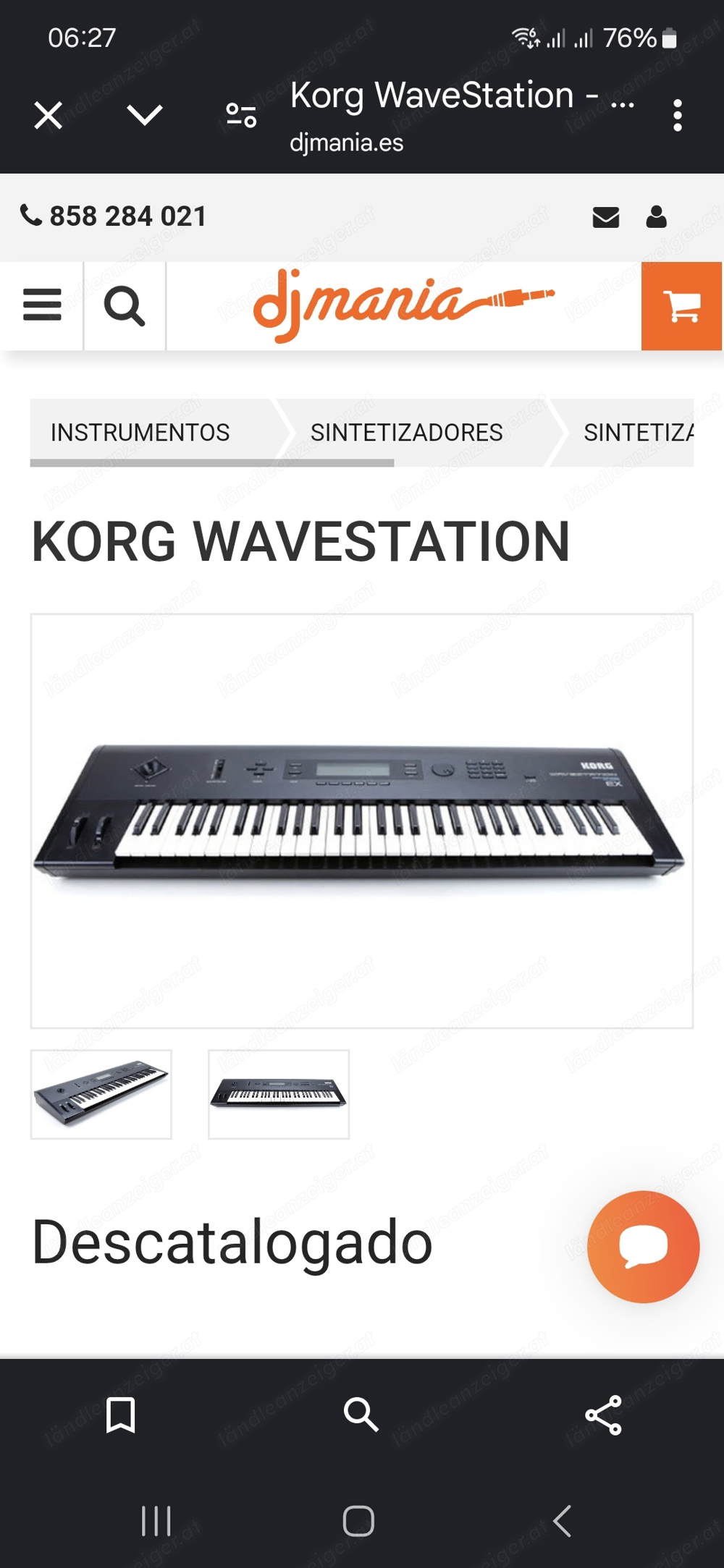 Korg Wavestation Synthesizer 