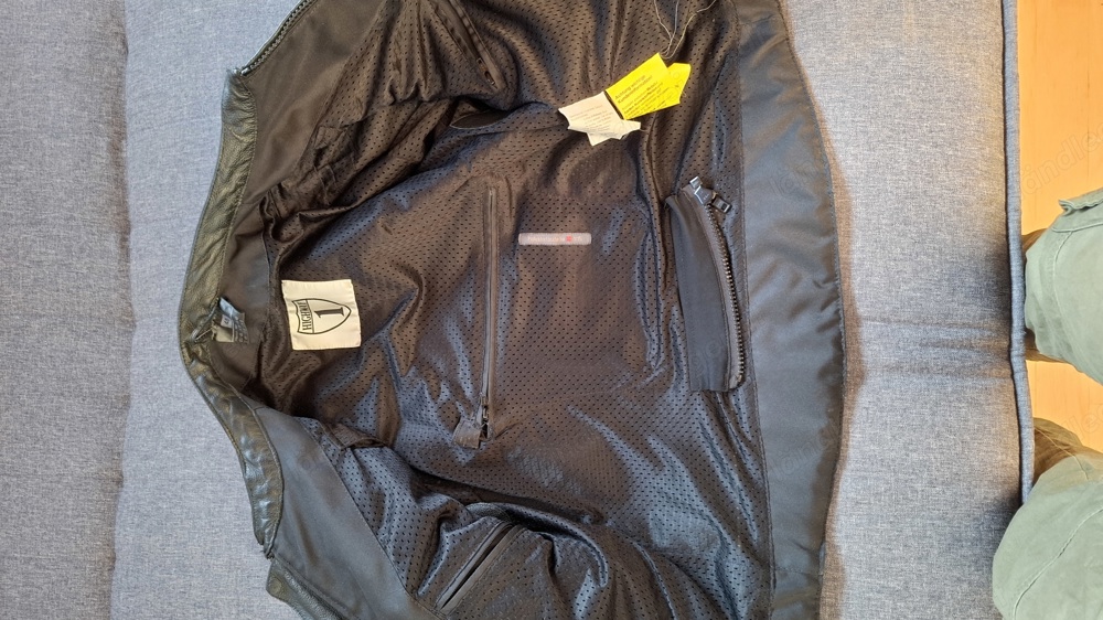 Motorrad Lederjacke gr 48