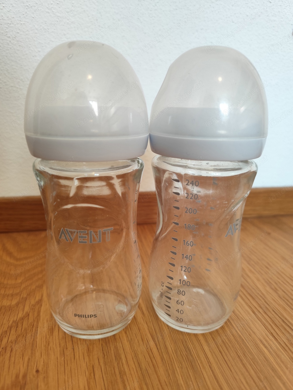 2 Avent Glasflaschen 240ml