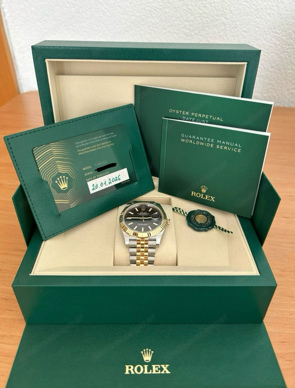 Rolex Datejust 41 Ref. 126333 Fullset