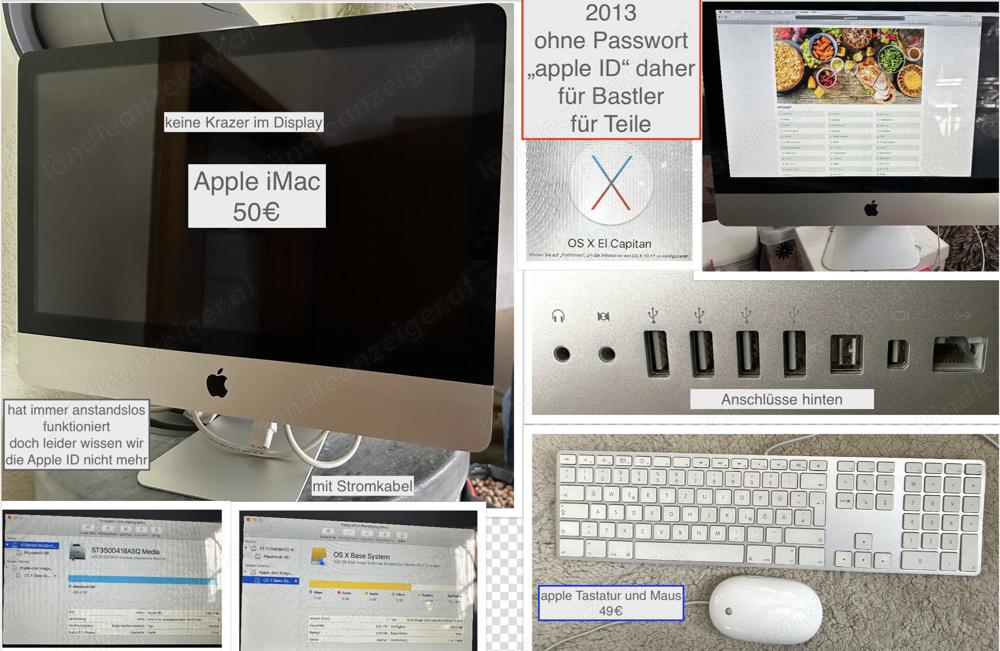 Apple iMac 2013 um 50  Tastatur-Maus 49 