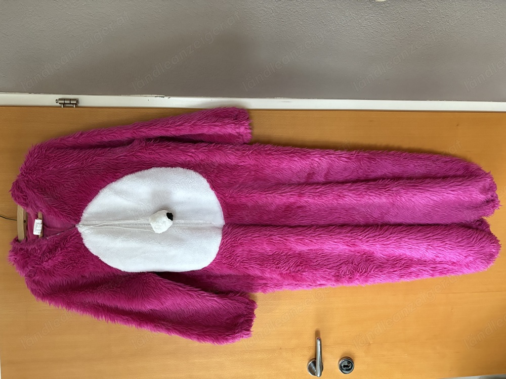 Kostüm Fasching Bär pink Größe 140 -152