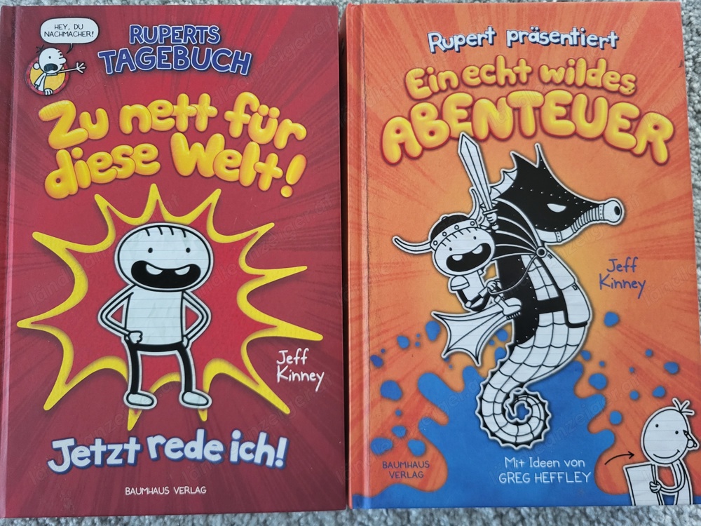 Ruperts Tagebuch und Rupert präsentiert (Freund von Greg) 