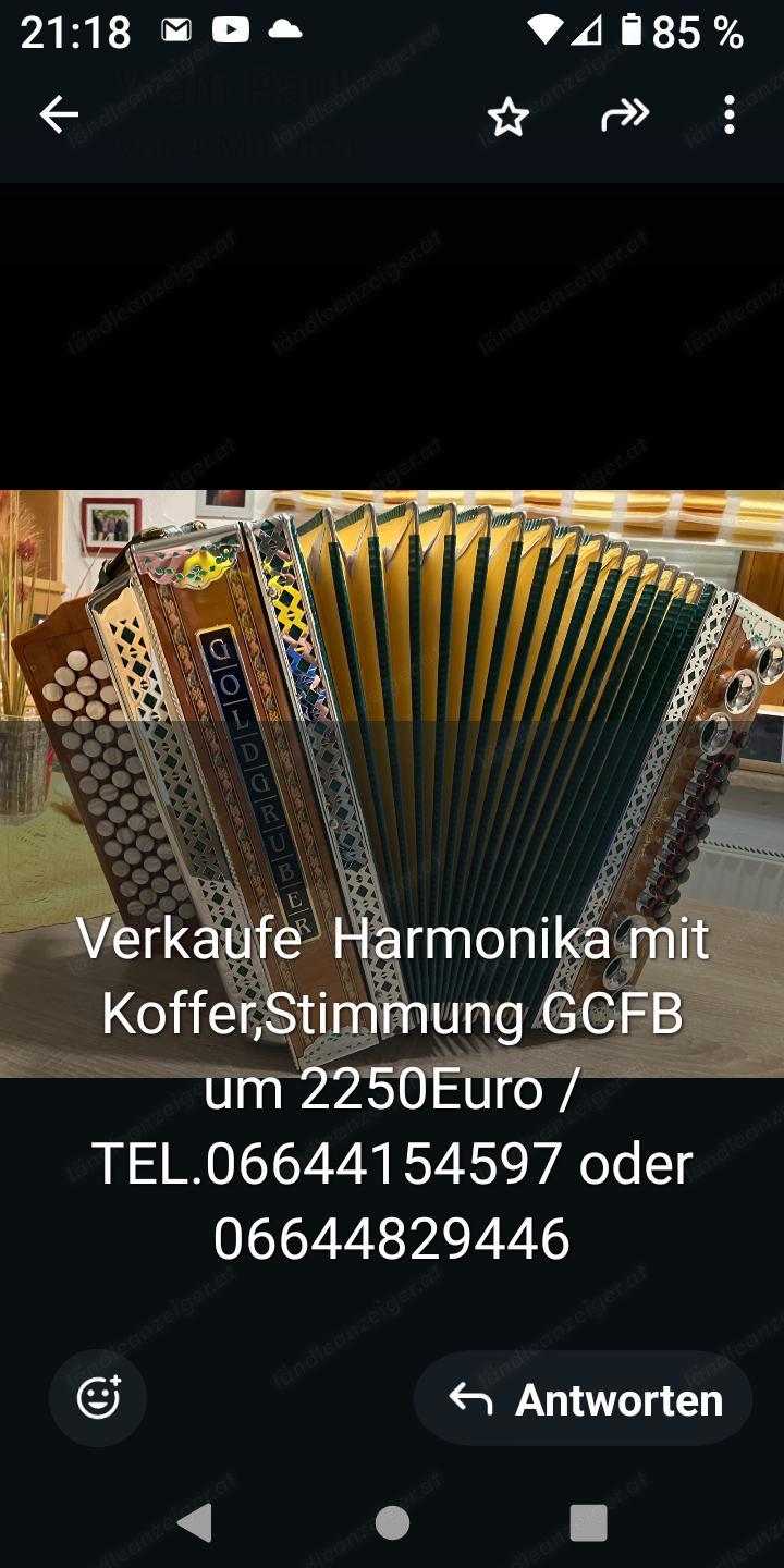 Verkaufe Harmonika