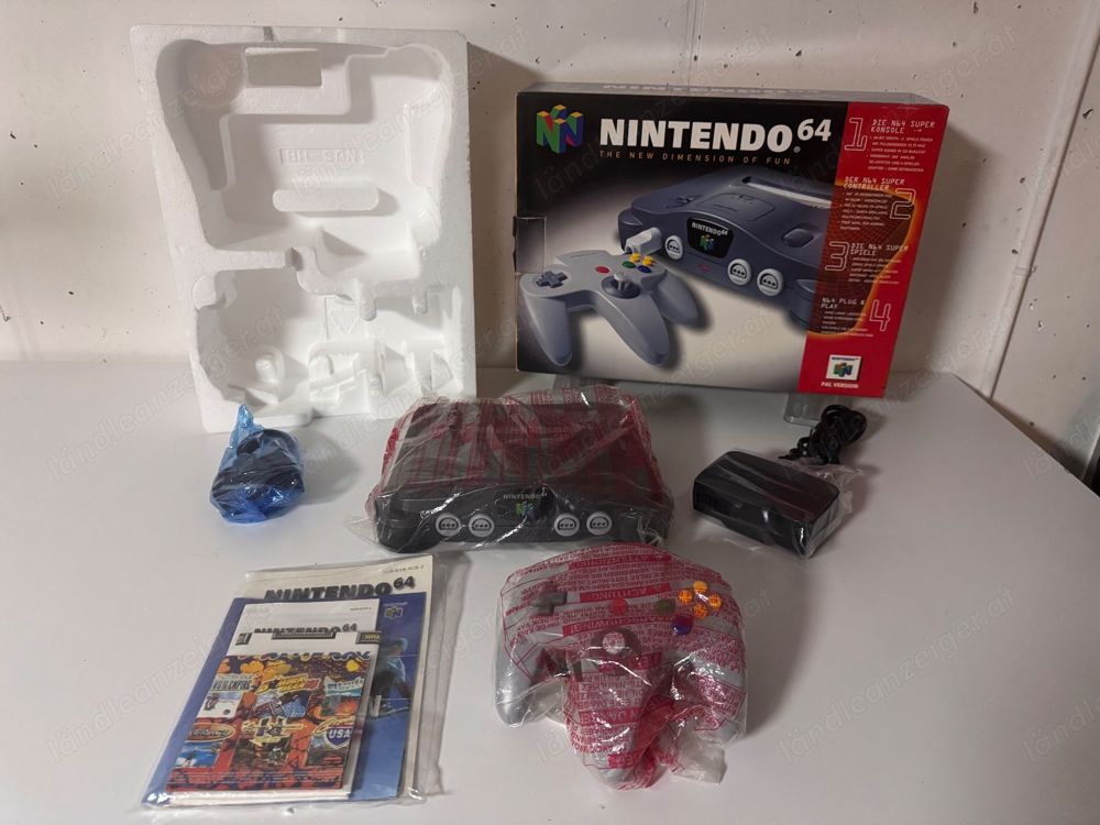 Nintendo N64 top Zustand mit Ovp wie neu sehr selten ab 1.-