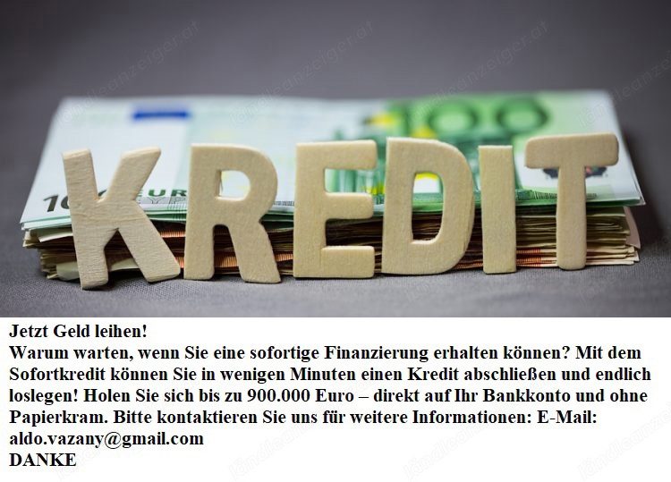 Sie benötigen eine seriöse Finanzierung?