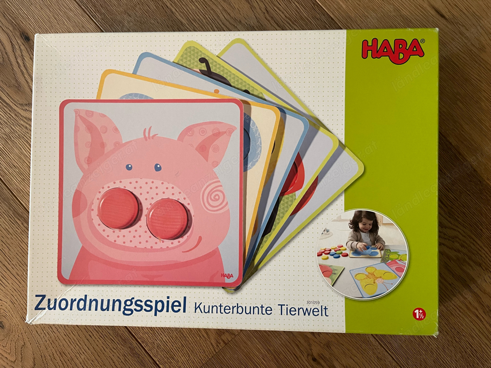 Haba Zuordnungsspiel Kunterbunte Tierwelt