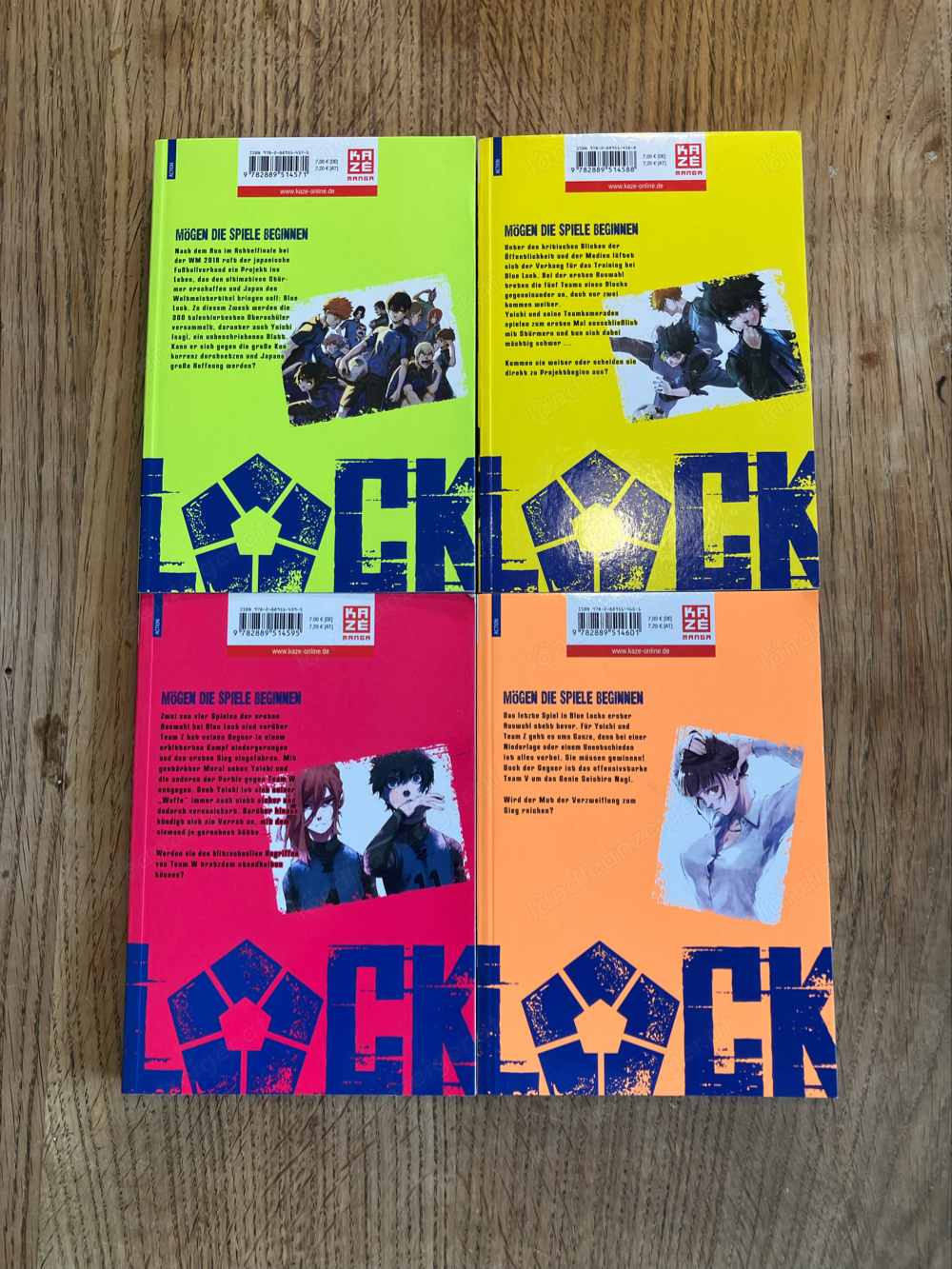 Blue lock manga 1-4