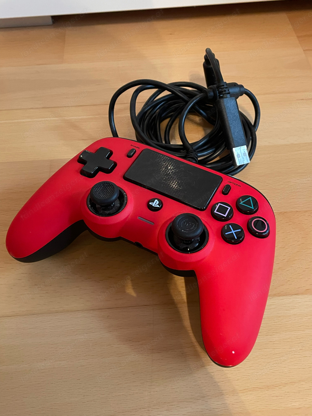 Playstation Controller Orange USB NACON Gebraucht 