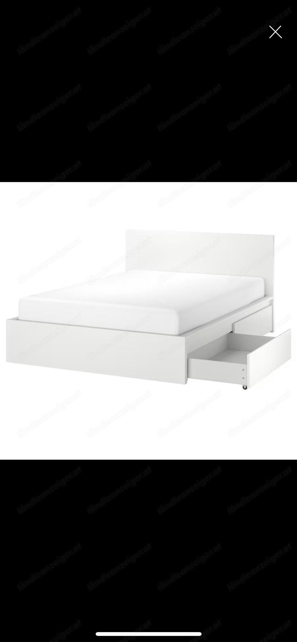 Verkaufe Bett Ikea Malm   140x200